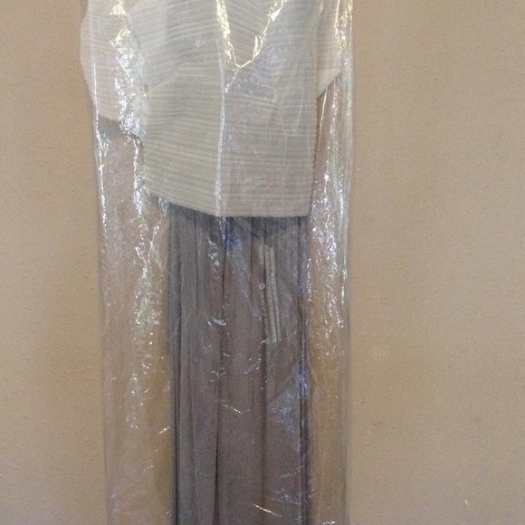 David's Bridal Versa Convertible Mesh Long Dress - Picture 6 of 6